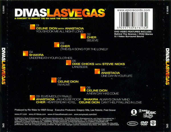 Various : Divas Las Vegas (CD, Album + DVD-V)