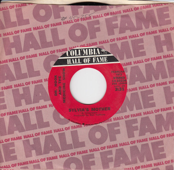 Dr. Hook & The Medicine Show : Sylvia's Mother / Carry Me, Carrie (7", Single, RE, Styrene)