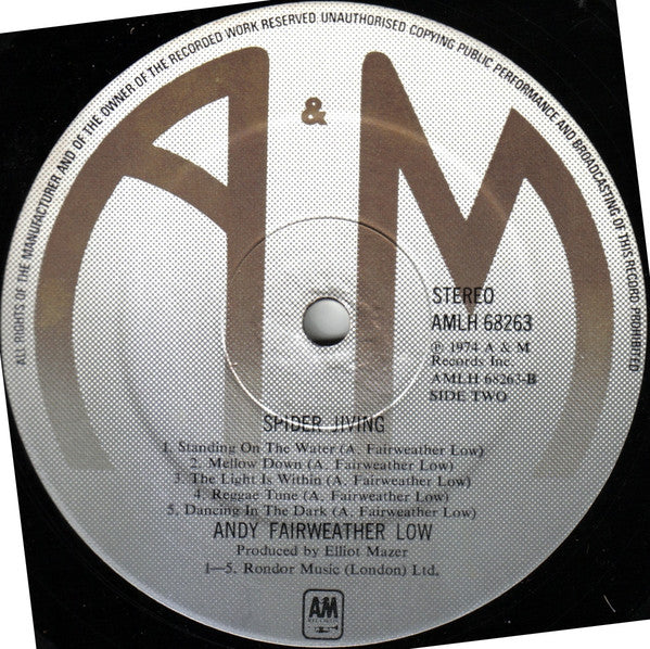 Andy Fairweather-Low : Spider Jiving (LP, Album)