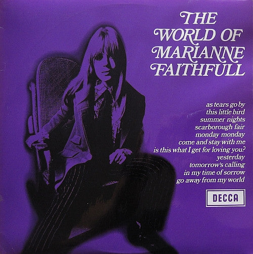 Marianne Faithfull : The World Of Marianne Faithfull (LP, Comp)