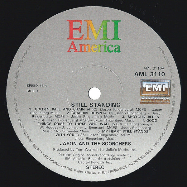 Jason & The Scorchers : Still Standing (LP, Album)