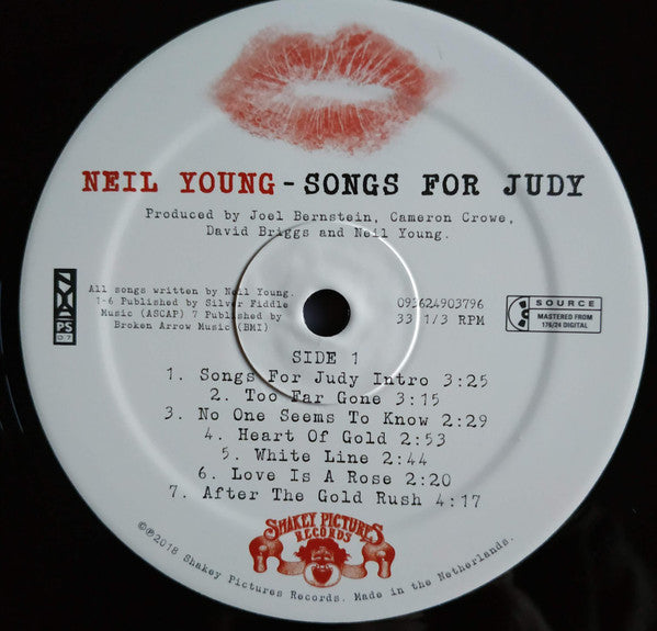 Neil Young : Songs For Judy (2xLP, Album)