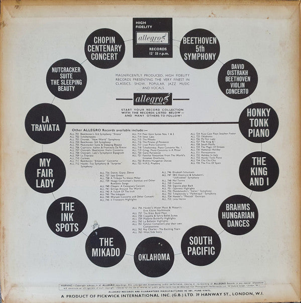 Johann Sebastian Bach, Andrés Segovia, Edith Weiss-Mann : Andres Segovia Plays J. S. Bach (LP)