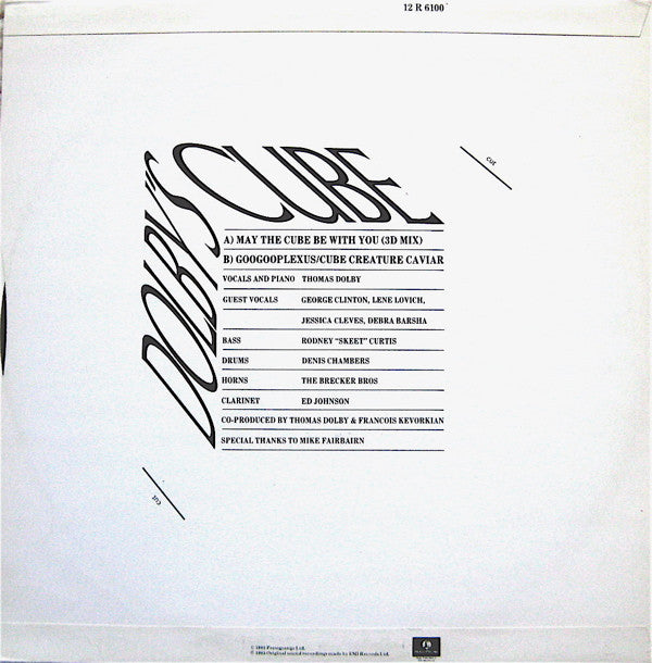 Dolby's Cube : May The Cube Be With You (12", Single)