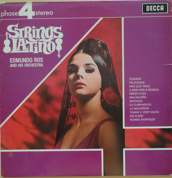 Edmundo Ros & His Orchestra : Strings Latino (LP, Album)