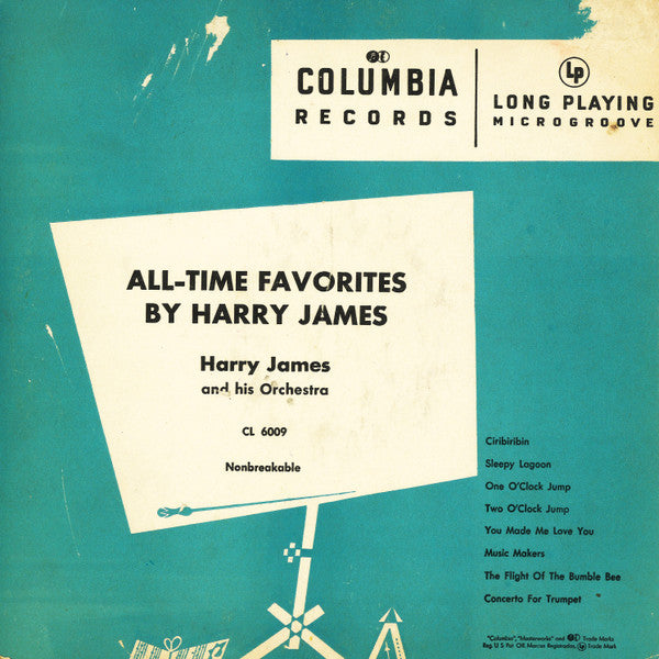 Harry James And His Orchestra : All-Time Favorites By Harry James (10", Album, Comp, Mono)