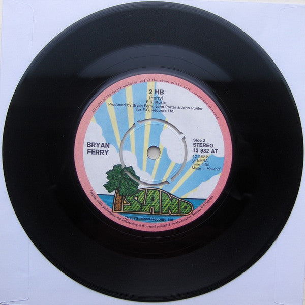 Bryan Ferry : A Hard Rain's A-Gonna Fall (7", Single)