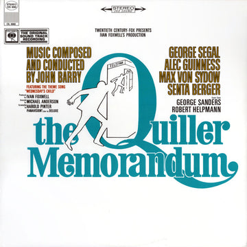 John Barry : The Quiller Memorandum (Original Sound Track Recording) (LP, Album, RE)