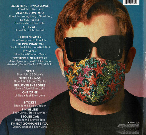 Elton John : The Lockdown Sessions (2xLP, Album, Blu)