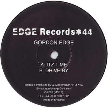 Gordon Edge : *44 (12")