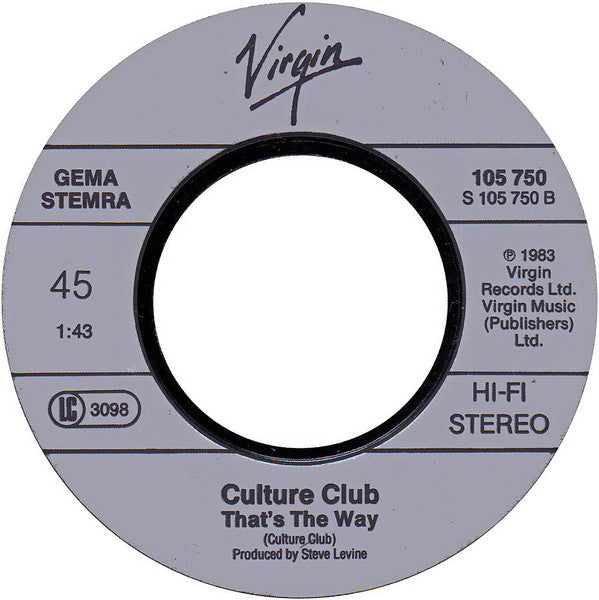 Culture Club : Karma Chameleon (7", Single)