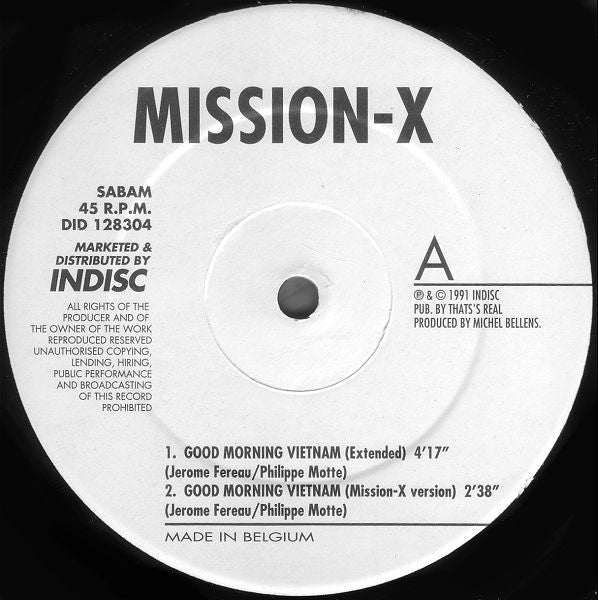Mission-X* : Good Morning Vietnam (12")