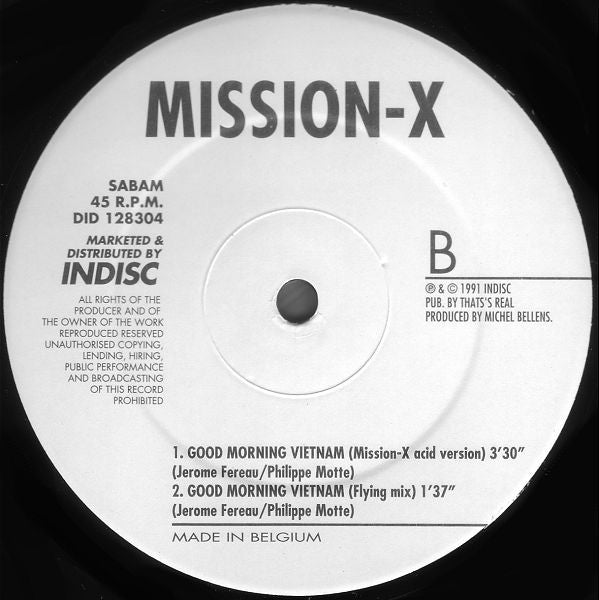 Mission-X* : Good Morning Vietnam (12")