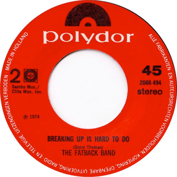 The Fatback Band : Keep On Steppin' (7", Single)