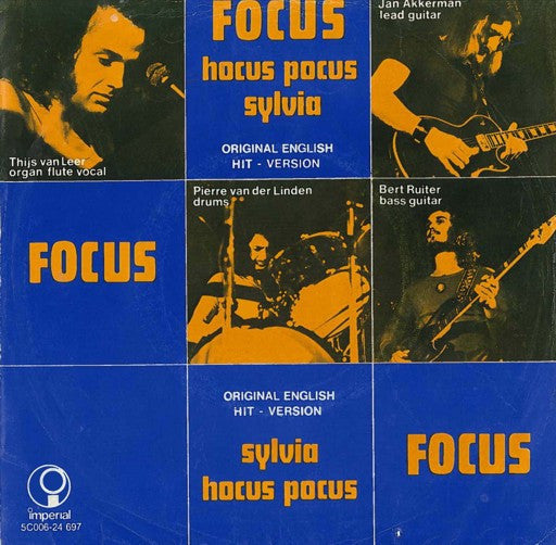 Focus (2) : Hocus Pocus / Sylvia (7", Single)