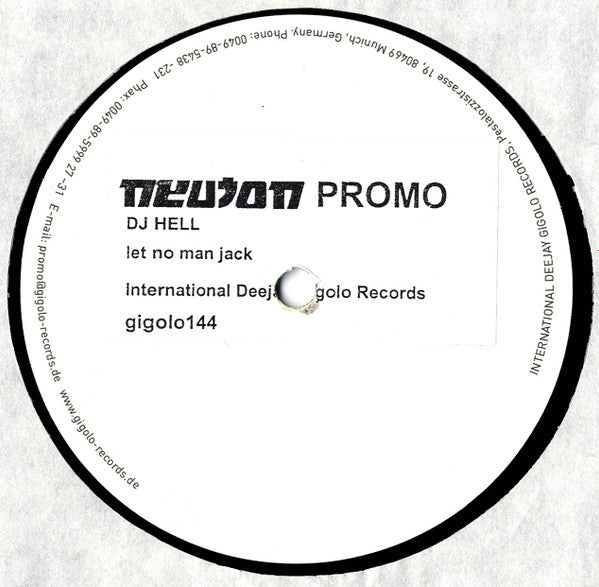 Hell : Let No Man Jack (12", Promo)