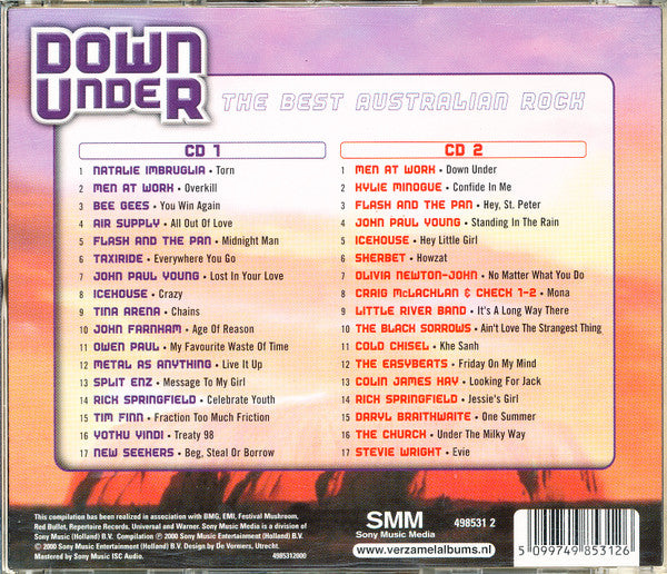 Various : Down Under The Best Australian Rock (2xCD, Comp)