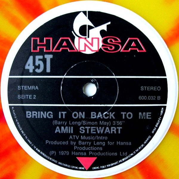 Amii Stewart : Light My Fire (12", Ltd, Bur)