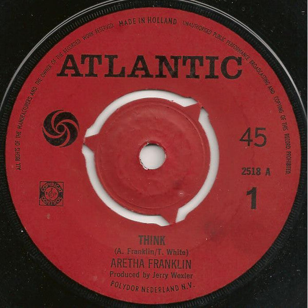 Aretha Franklin : Think / You Send Me (7", Single)