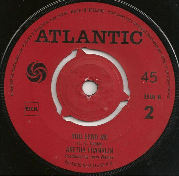 Aretha Franklin : Think / You Send Me (7", Single)