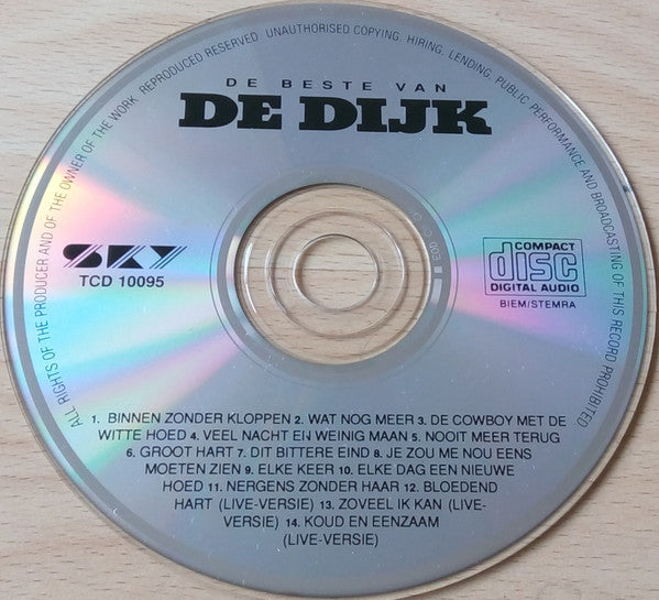 De Dijk : De Beste Van De Dijk (CD, Album, RE)