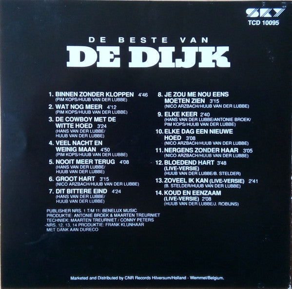 De Dijk : De Beste Van De Dijk (CD, Album, RE)