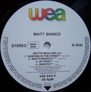 Matt Bianco : Dancing In The Street (Medley Megamix) (12", Maxi, Ltd)