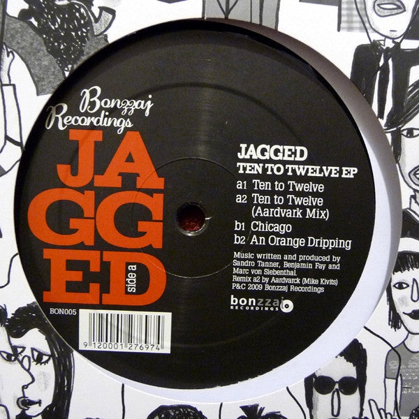 Jagged : Ten To Twelve EP (12", EP)