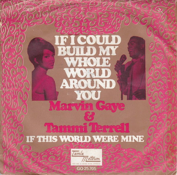 Marvin Gaye & Tammi Terrell : If I Could Build My Whole World Around You (7", Single, Pic)