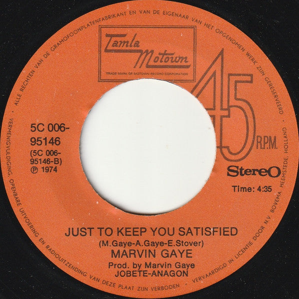 Marvin Gaye : You Sure Love To Ball (7", Single)