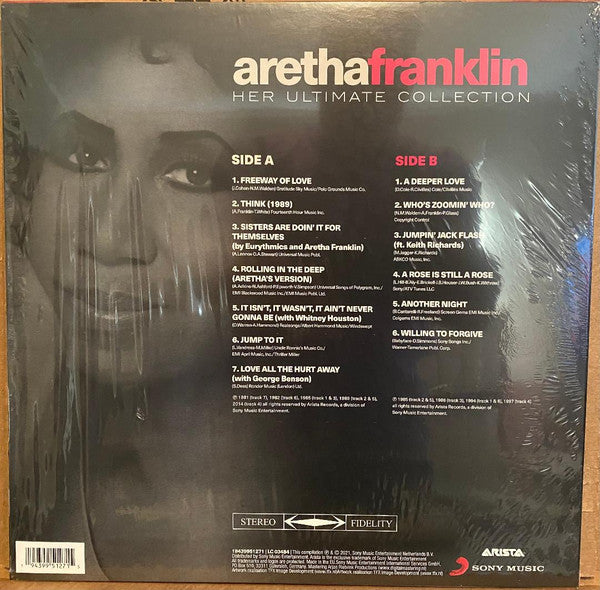 Aretha Franklin : Her Ultimate Collection (LP, Comp, Ltd, RE, Red)