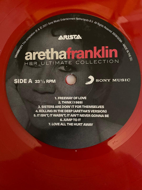 Aretha Franklin : Her Ultimate Collection (LP, Comp, Ltd, RE, Red)