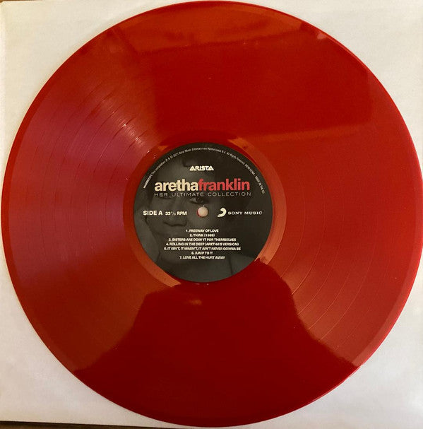 Aretha Franklin : Her Ultimate Collection (LP, Comp, Ltd, RE, Red)
