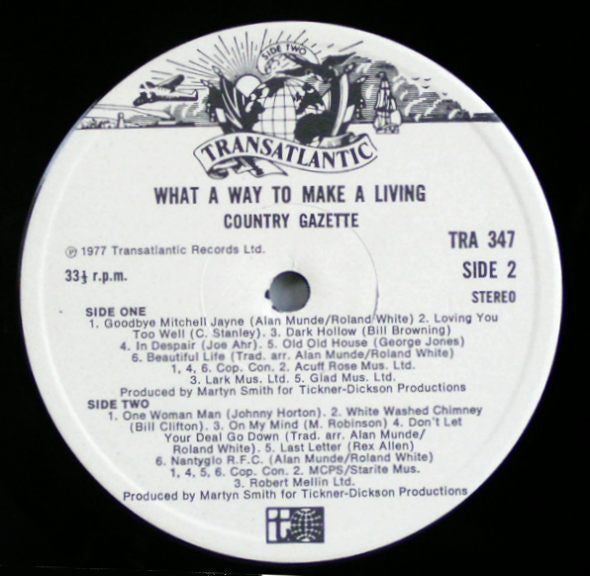 Country Gazette : What A Way To Make A Living (LP, Album)