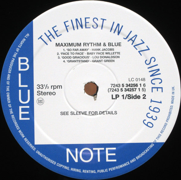 Various : Maximum Rhythm & Blue (2xLP, Comp)