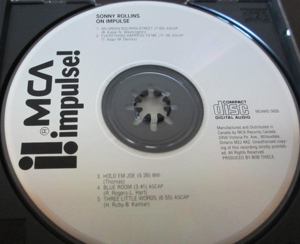 Sonny Rollins : On Impulse (CD, Album, RE, RM)