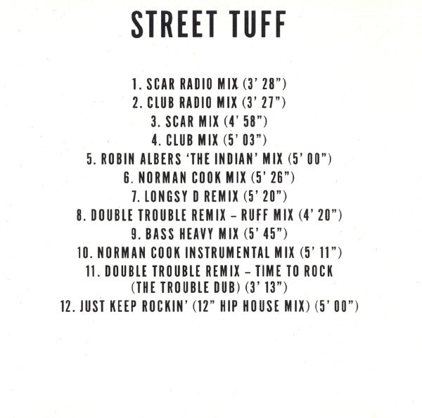 Rebel MC & Double Trouble : Street Tuff (The Remix Project Part II) (CD, Maxi, Jew)