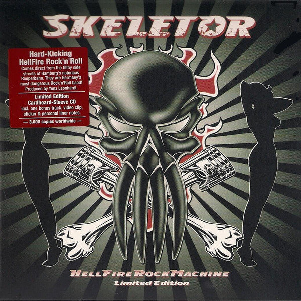 Skeletor (3) : HellFireRockMachine (CD, Album, Enh, Ltd, Car)
