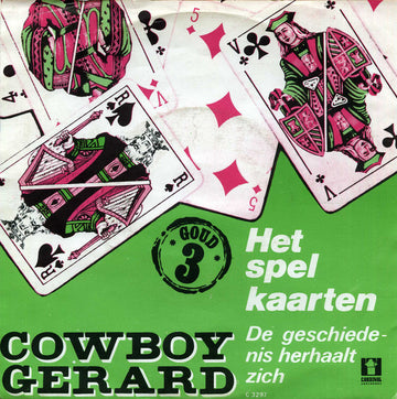 Cowboy Gerard :  Het Spel Kaarten  (7")