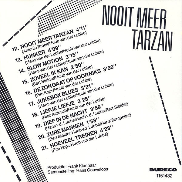 De Dijk : Bloedend Hart / Nooit Meer Tarzan (CD, Comp, RP)
