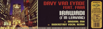Davy van Eynde Feat. Fara : Irawadi (I'm Leaving) (12")