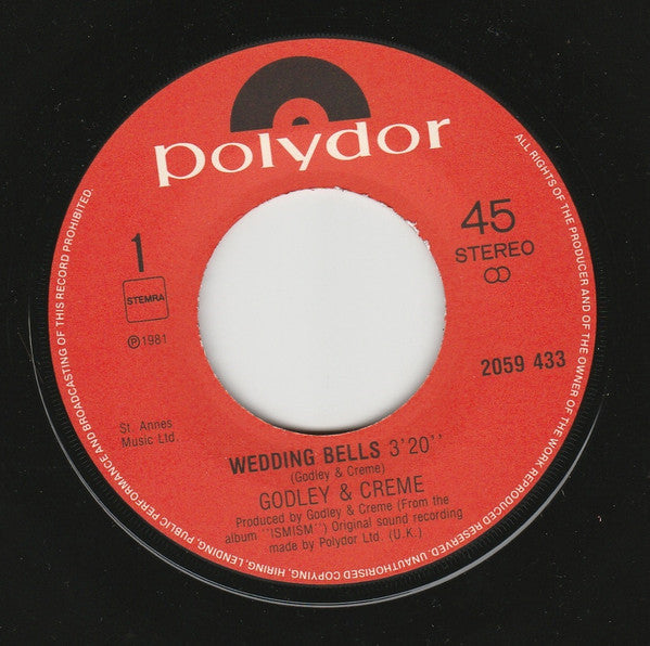 Godley & Creme : Wedding Bells (7")
