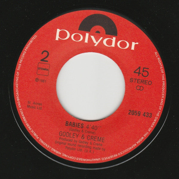 Godley & Creme : Wedding Bells (7")