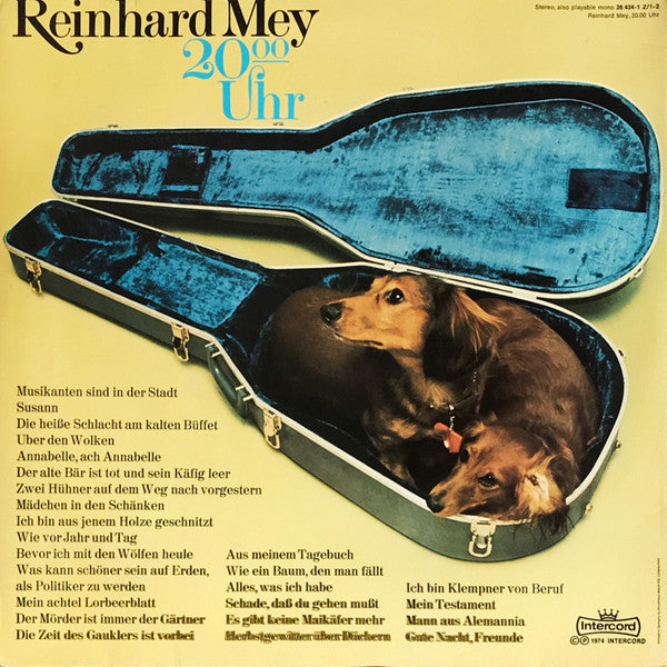 Reinhard Mey : 20.00 Uhr (2xLP, Album, Gat)