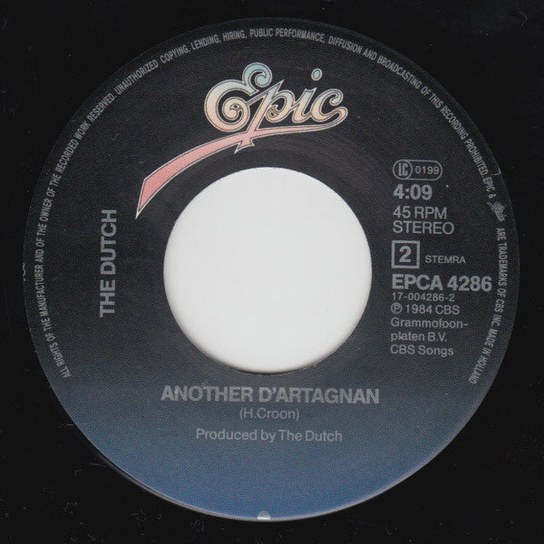 The Dutch : Video (7", Single)
