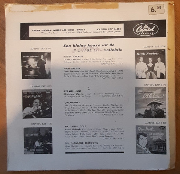 Frank Sinatra With Gordon Jenkins And His Orchestra : Where Are You? Part 1 (7")