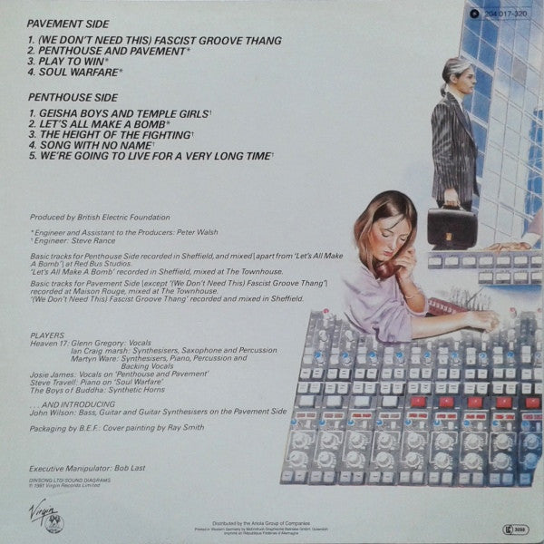 Heaven 17 : Penthouse And Pavement (LP, Album)