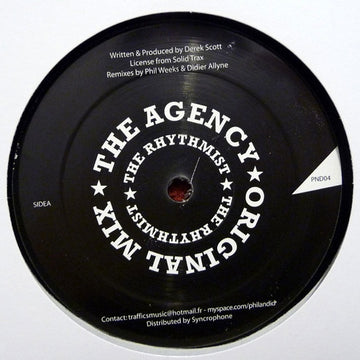 The Rhythmist : The Agency (12")
