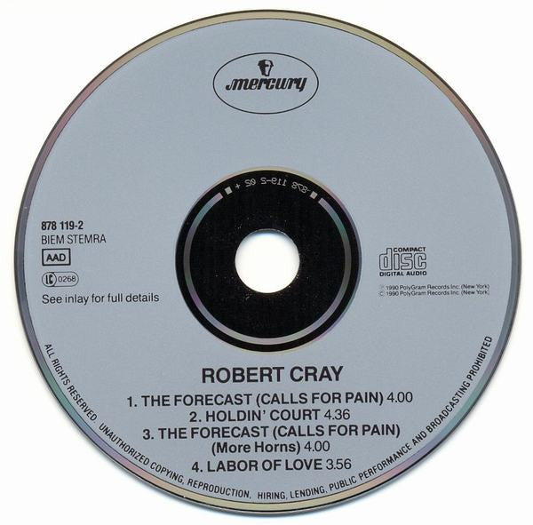 Robert Cray : The Forecast (Calls For Pain) (CD, Maxi)
