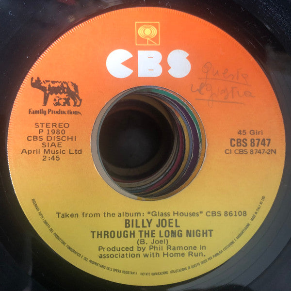 Billy Joel : Don't Ask Me Why (7", Single)